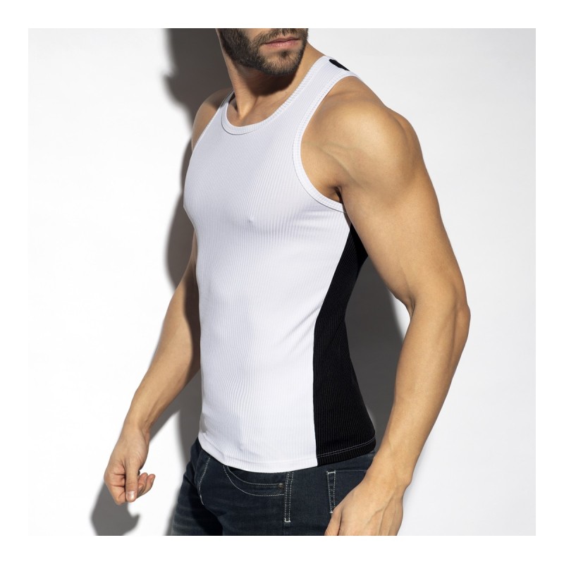 ES Collection Recycled Rib Bicolor Tank Top TS323 | ADDICTED Budapest – pick up in store