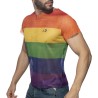 Addicted Mesh Rainbow T-shirt AD1167 | ADDICTED Budapest – pick up in store