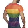 Addicted Mesh Rainbow T-shirt AD1167 | ADDICTED Budapest – pick up in store