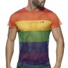 Addicted Mesh Rainbow T-shirt AD1167 | ADDICTED Budapest – pick up in store