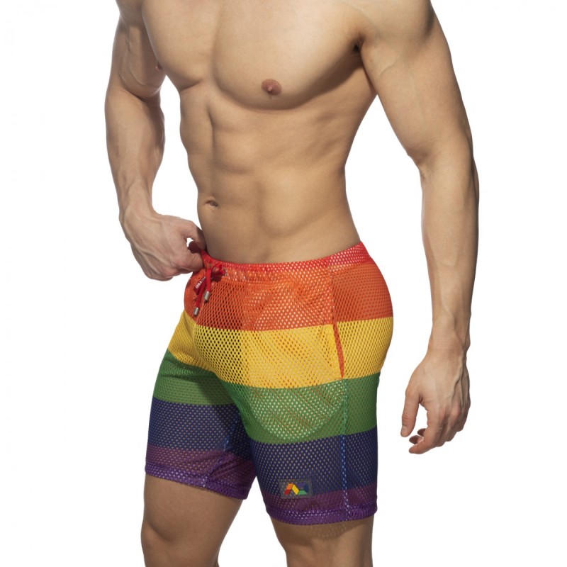 Addicted Mesh Rainbow Bermuda AD1168 | ADDICTED Budapest – pick up in store
