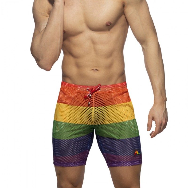 Addicted Mesh Rainbow Bermuda AD1168 | ADDICTED Budapest – pick up in store