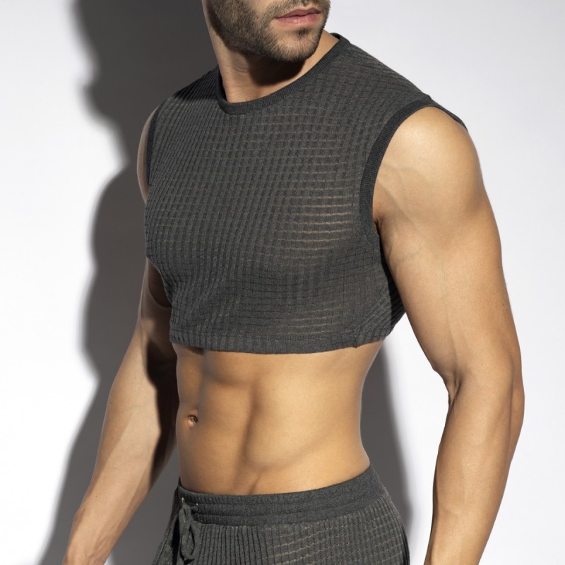 ES Collection Checkmate Midriff Crop Top TS342 | ADDICTED Budapest – pick up in store