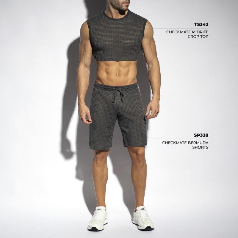 ES Collection Checkmate Midriff Crop Top TS342 | ADDICTED Budapest – pick up in store