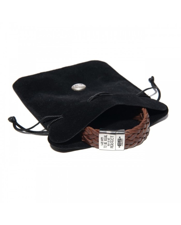 ES Collection Born Bőr Karkötő AC079