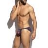 ES Collection Striped-Floral Bikini Brief UN686 | ADDICTED Budapest – pick up in store