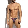 ES Collection Striped-Floral Bikini Brief UN686 | ADDICTED Budapest – pick up in store