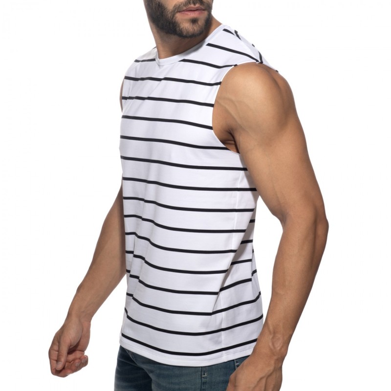 Addicted Wavy Stripes Széles Pántos Atlétatrikó AD1529 | ADDICTED Budapest – üzletben átvehető