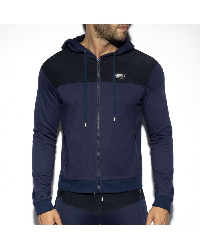 ES Collection Tengerészkék Kapucnis Felső SP276