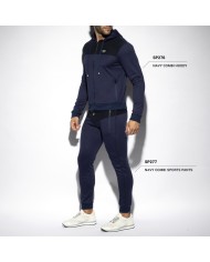 ES Collection Tengerészkék Kapucnis Felső SP276