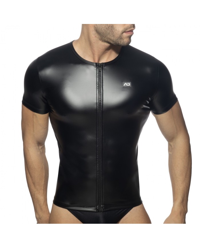 Addicted Bőr Zipzáras Póló AD1035