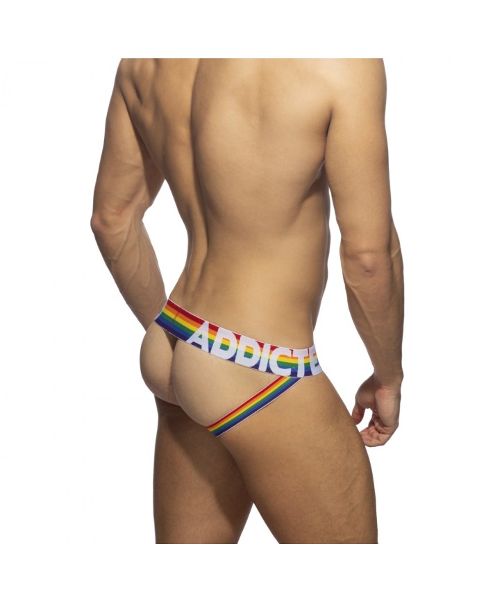 Addicted 6 Darabos Szivárvány Jockstrap AD1144