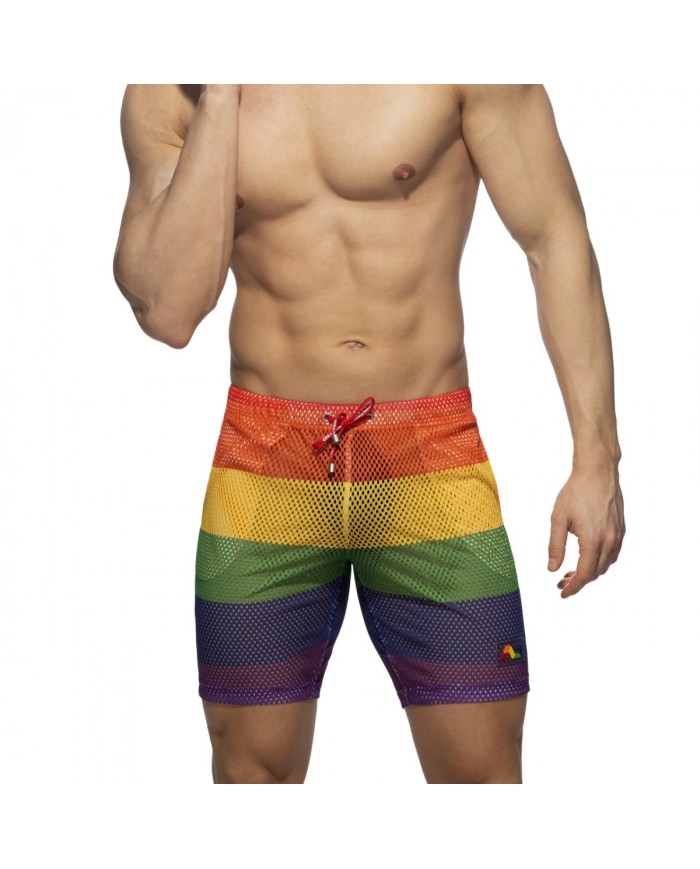 Addicted Szivárvány Mesh Rövidnadrág AD1168